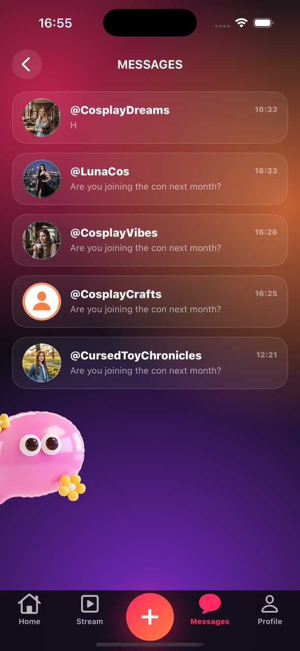 SpiraCosplay Screenshot